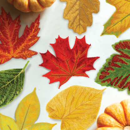 OESD - Embroidery Design - Freestanding Autumn Leaves