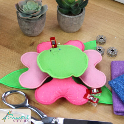 OESD - Embroidery Design - Floral Blooming Pin Cushions - Image 3