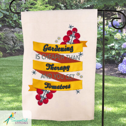 OESD - Embroidery Design - Garden Flag Greetings - Image 3