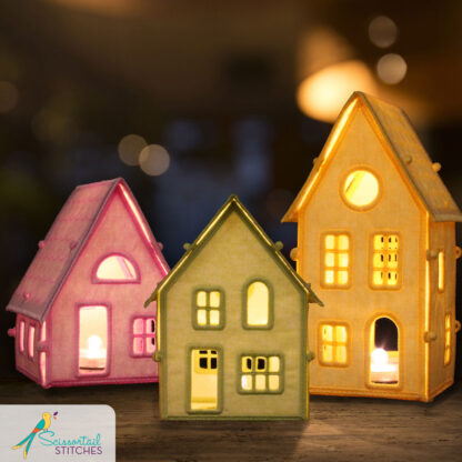 OESD - Embroidery Design - Freestanding Little Lighted Village - Image 2