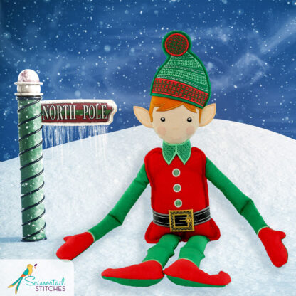 OESD - Embroidery Design - Bobbin the Elf - Image 4