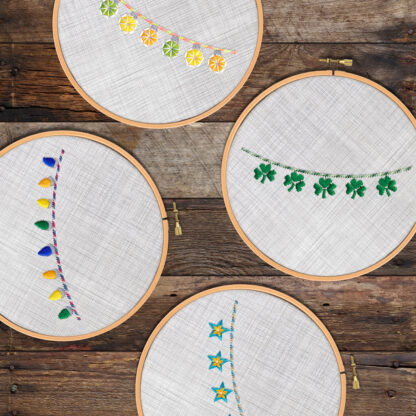 OESD - Embroidery Design - Tiny Garland Borders