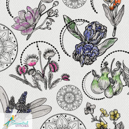 OESD - Embroidery Design - Color Splash Floral - Image 4