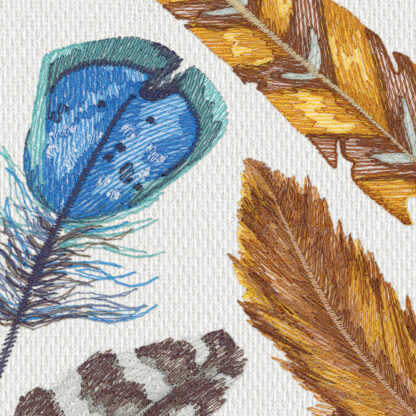 OESD - Embroidery Design - Watercolor Feathers