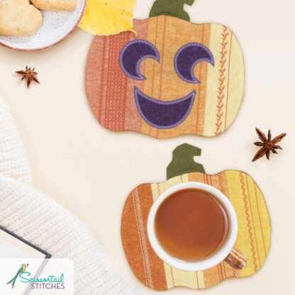 OESD - Embroidery Design - Pumpkin Patch Mug Rugs - Image 2