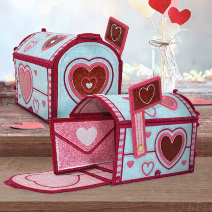 OESD - Embroidery Design - Freestanding Valentine's Mailbox