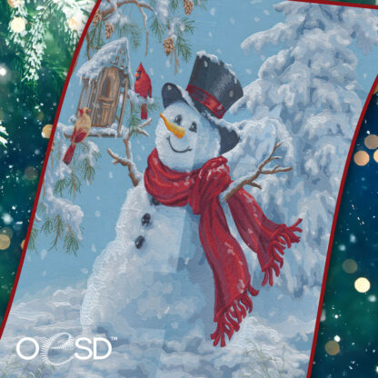 OESD - Embroidery Design - Happy Snowman by Dona Gelsinger - Image 2