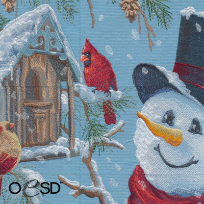 OESD - Embroidery Design - Happy Snowman by Dona Gelsinger - Image 3