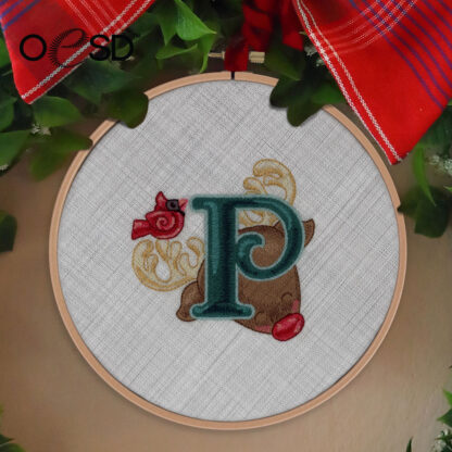 OESD - Embroidery Design - Holiday Monograms by Krista Hamrick - Image 3