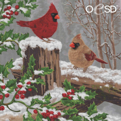 OESD - Embroidery Design - Winter Visitors by Dona Gelsinger - Image 2