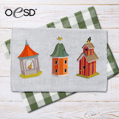 OESD - Embroidery Design - Birdhouse Village by Ingrid Slyder - Image 3