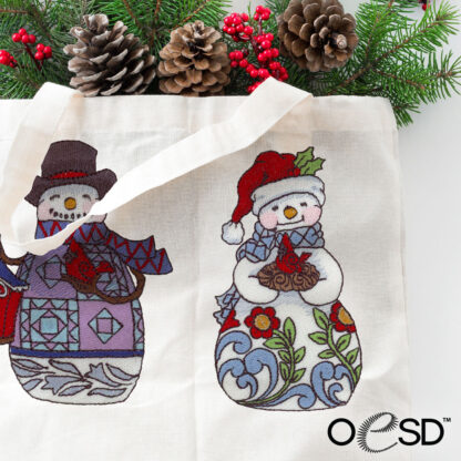 OESD - Embroidery Design - Pint Sized Snowmen by Jim Shore - Image 3