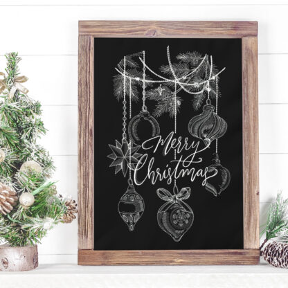 OESD - Embroidery Design - Chalkboard Christmas Jumbo - Image 2