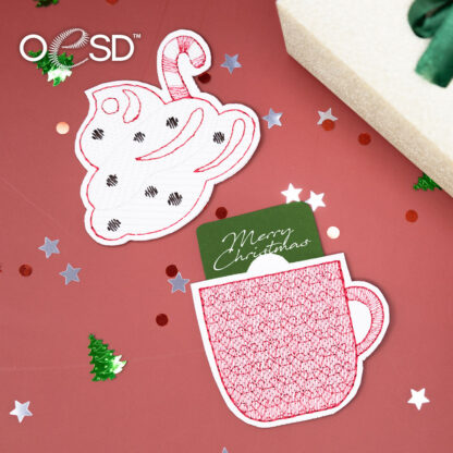 OESD - Embroidery Design - Merry Moments Gift Card Holders - Image 3