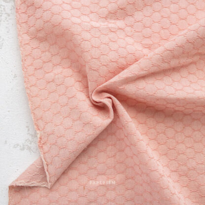 100% Cotton - Forest Forage Honeycomb - FORHC-8 - Peaches - By Fableism