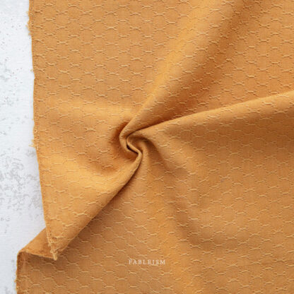 100% Cotton - Forest Forage Honeycomb - FORHC-10 - Marigold - By Fableism