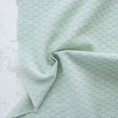 100% Cotton - Forest Forage Honeycomb - FORHC-11 - Robins Egg - By Fableism