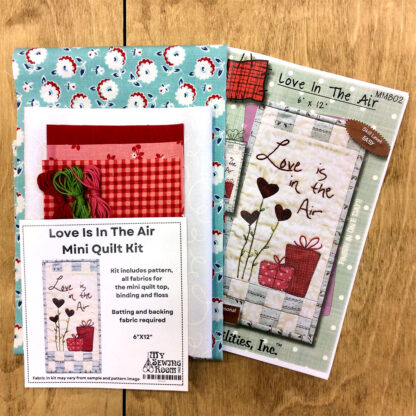 Quilt Kit - Love in the Air - Mini Quilt Kit - 6in x 12in