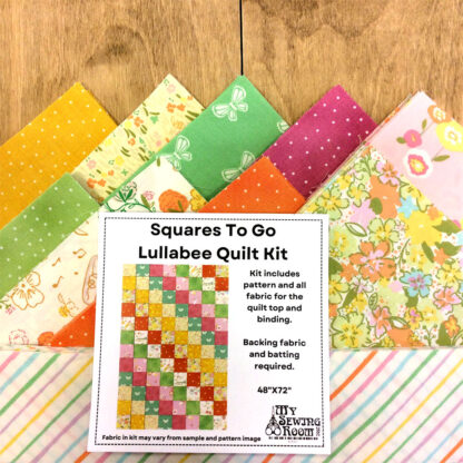 Quilt Kit - Squares to Lullabee Quilt Kit -  48in x 72in