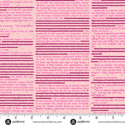 100% Cotton - Scrawl Redacted Redux - A1213-E - Flush - Giucy Giuce - Andover Fabrics