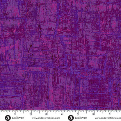 100% Cotton - Nitty Gritty - 1434-P - Dark Violet - by Jordan Fabrics - 43 In wide