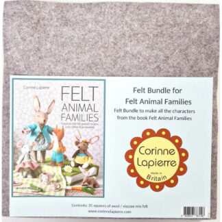 Corinne Lapierre - Felt Bundle for Book - Felt Animal Families - 35 Squares