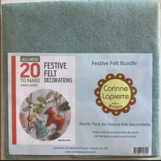 Corinne Lapierre - Felt Bundle for Book - Festive Felt Decorations - 25 Squares