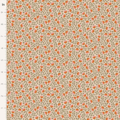 100% Cotton - Wallflower (Bellflower) - TILDABELL-110134 - Sand - By Tilda - 44 In wide