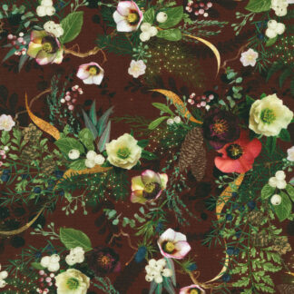 100% Cotton - Merriment - 23012-AIND-272 - Cabernet - Lara Skinner - 44 In Wide