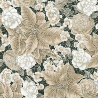 100% Cotton Fabric - Holiday Flourish-Peppermint Twist - 22946-304 - Shadow - Robert Kaufman - 44 In Wide