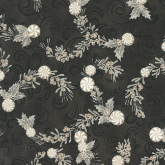 100% Cotton Fabric - Holiday Flourish-Peppermint Twist - 22947-304 - Shadow - Robert Kaufman - 44 In Wide