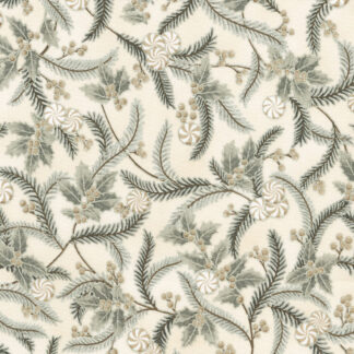 100% Cotton Fabric - Holiday Flourish-Peppermint Twist - 22948-14 - Natural - Robert Kaufman - 44 In Wide