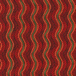 100% Cotton Fabric - Holiday Flourish-Peppermint Twist - 22950-113 - Cranberry - Robert Kaufman - 44 In Wide