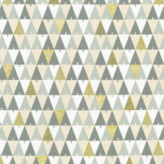 100% Cotton Fabric - Holiday Flourish-Peppermint Twist - 22951-185 - Steel - Robert Kaufman - 44 In Wide