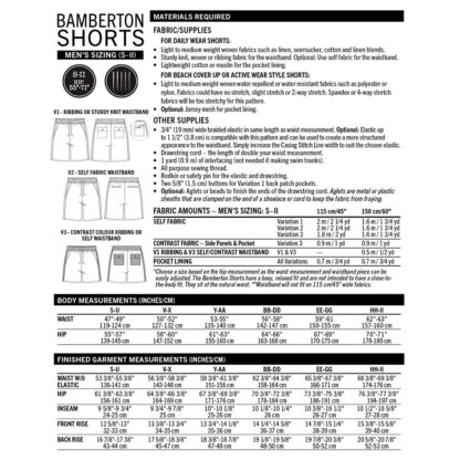 Thread Theory Designs - Digital Pattern - Bamberton Shorts - Men's - Image 4