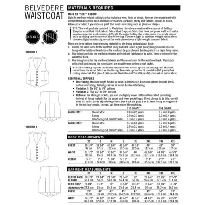 Thread Theory Designs - Digital Pattern - Belvedere Waistcoat - Image 3