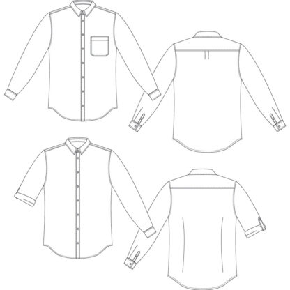 Thread Theory Designs - Digital Pattern - Fairfield Button-up Shirt - Image 4
