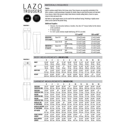 Thread Theory Designs - Digital Pattern - Lazo Trousers - Image 5