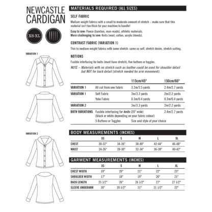 Thread Theory Designs - Digital Pattern - Newcastle Cardigan - Image 3