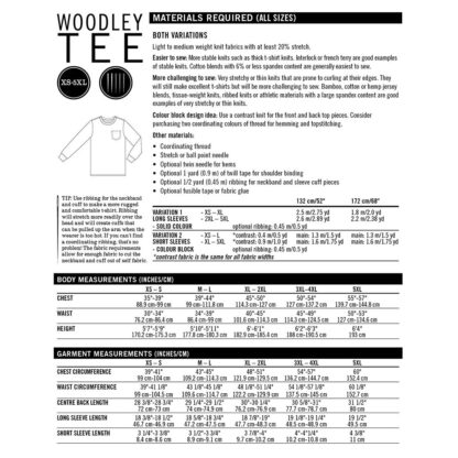 Thread Theory Designs - Digital Pattern - Woodley Tee - Men's - Image 3