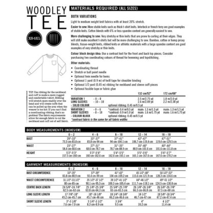 Thread Theory Designs - Digital Pattern - Woodley Tee - Men's - Image 2