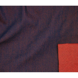 73% Cotton 24% Polyester 3% Spandex - Norma Jean - 45531-01 - Denim/Orange - Telio - 58 In wide