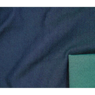 73% Cotton 24% Polyester 3% Spandex - Norma Jean - 45531-03 - Denim/Aqua - Telio - 58 In wide