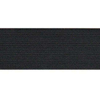 Notions - Knitted Elastic - 1938-003 - Black - 38mm