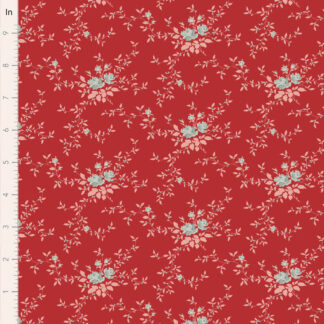 100% Cotton - Merry Little Christmas - Eve & Noel Blenders - 110139 - Noel Red - By Tilda