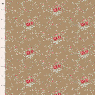 100% Cotton - Merry Little Christmas - Eve & Noel Blenders - 110149 - Noel Taupe - By Tilda