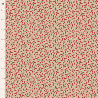 100% Cotton - Merry Little Christmas - 100623 - Mistletoe Red - By Tilda