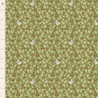 100% Cotton - Merry Little Christmas - 100631 - Holly Moss - By Tilda