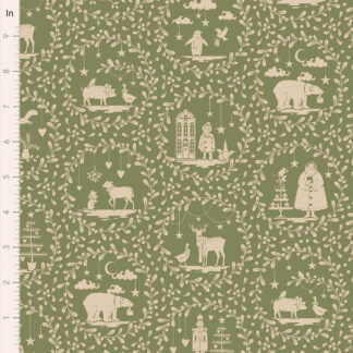 100% Cotton - Merry Little Christmas - 100635 - Paperscenes Artichoke - By Tilda