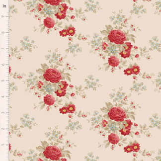 100% Cotton - Merry Little Christmas - 100637 - Carol Cream - By Tilda